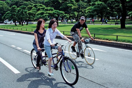 bicicletas gratis en Palacio Imperial Tokio